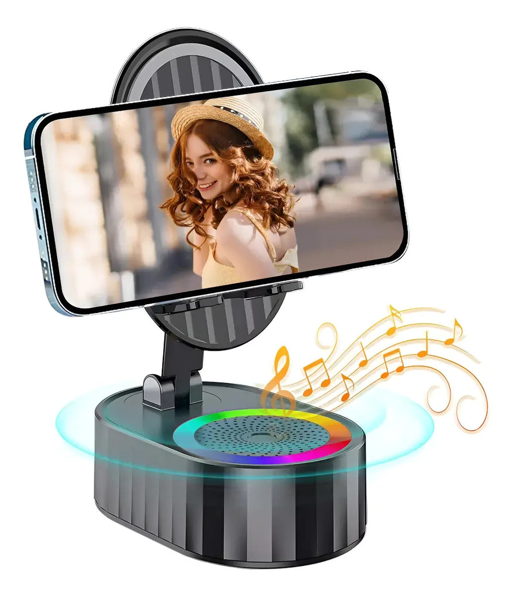 soporte celu parlante bluetooth
